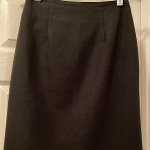 Christy Girl black lined business skirt